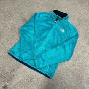 Aqua Blue North Face Fleece Jacket